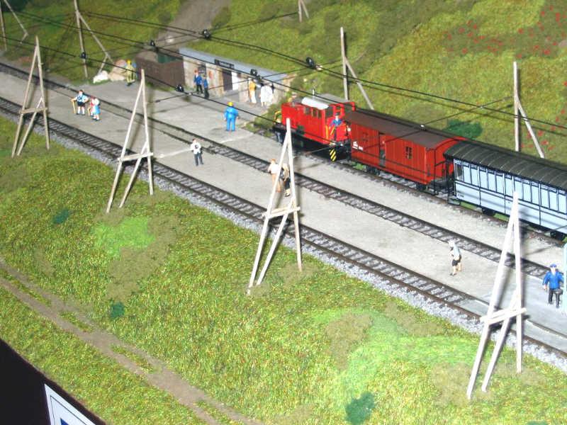 La estación enterrada Furka del DFB